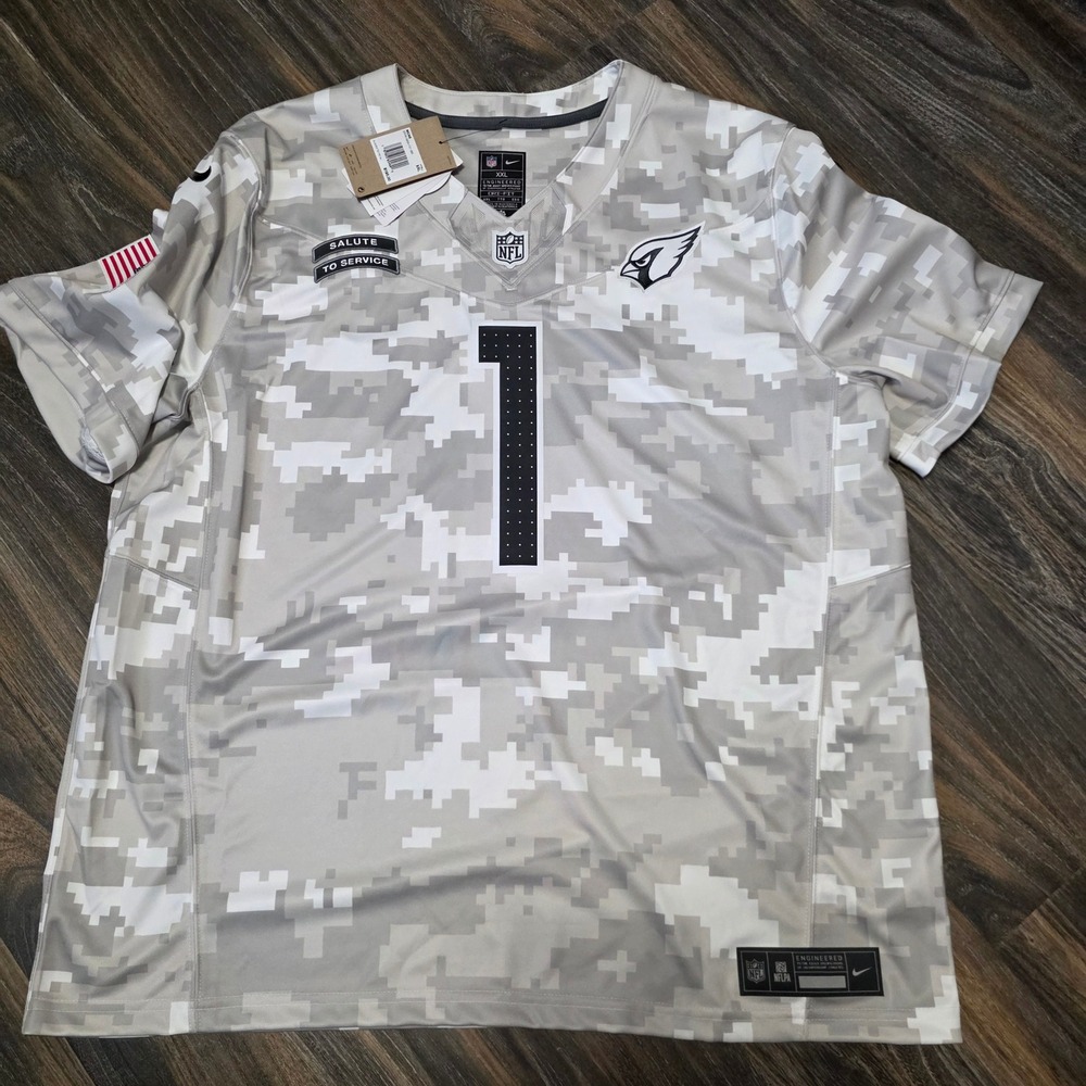Nike Arizona Cardinals Kyler Murray Salute to Service‎ Camo Jersey Mens XXL NEW